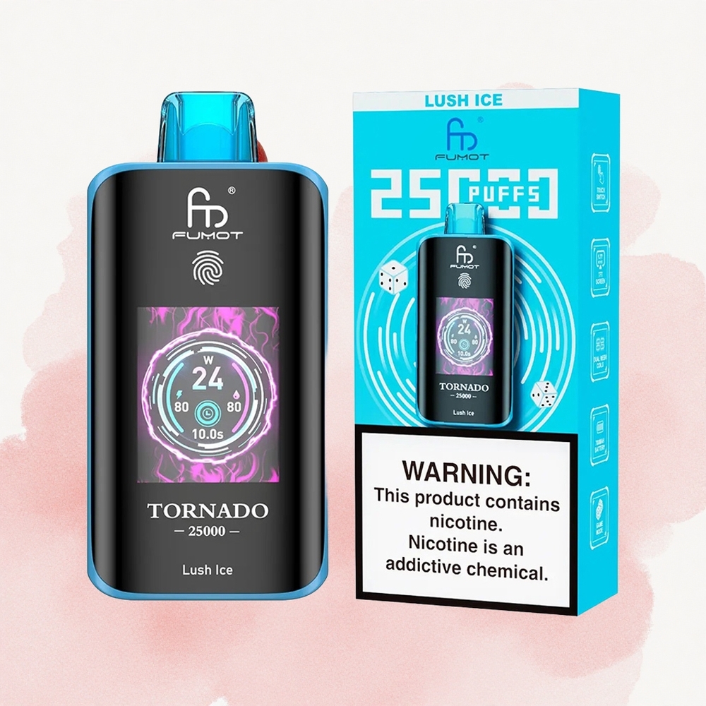 Ledaći Led Kombinacija Fumot Tornado 25000 Pufova HD Ekran 700mAh батерија