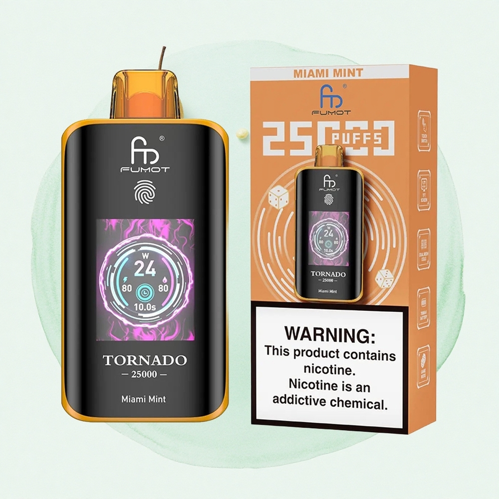 Miami Metvica Fumot Tornado 25000 Pufova са 20ml Pre-punjenog Tekućeg и 700mAh батерија