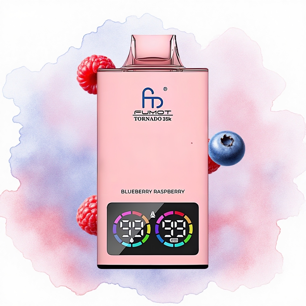 Boravinja Malina Fumot Tornado 35000 Pufova Duple Mrežaste Zavojnice Brzo Punjenje