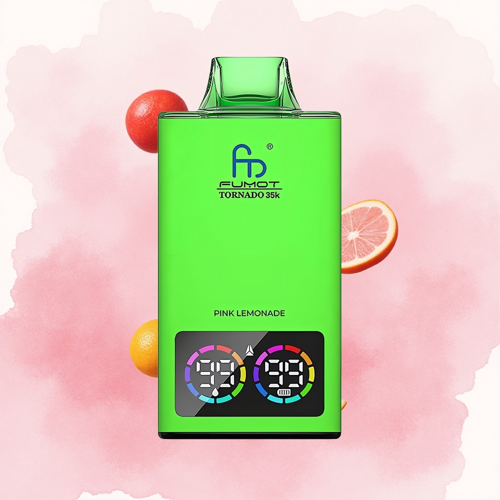 Розе лимунад Fumot Tornado 35000 Дуал Меш Коил 15ml Течност