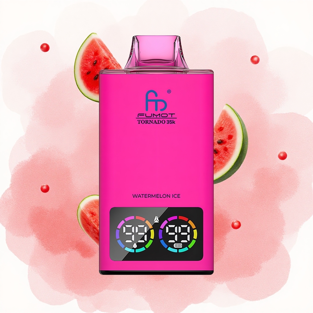 Лубеница лед Fumot Tornado 35000 Двоструки мрежасти завој 15ml течност