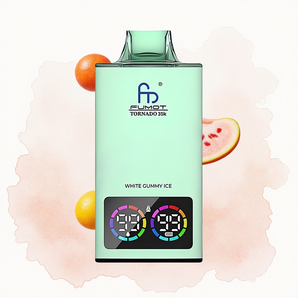 Бели Гуми Лед Fumot Tornado 35000 Дуал Мреш Коил Пуњење преко УСБ-Ц