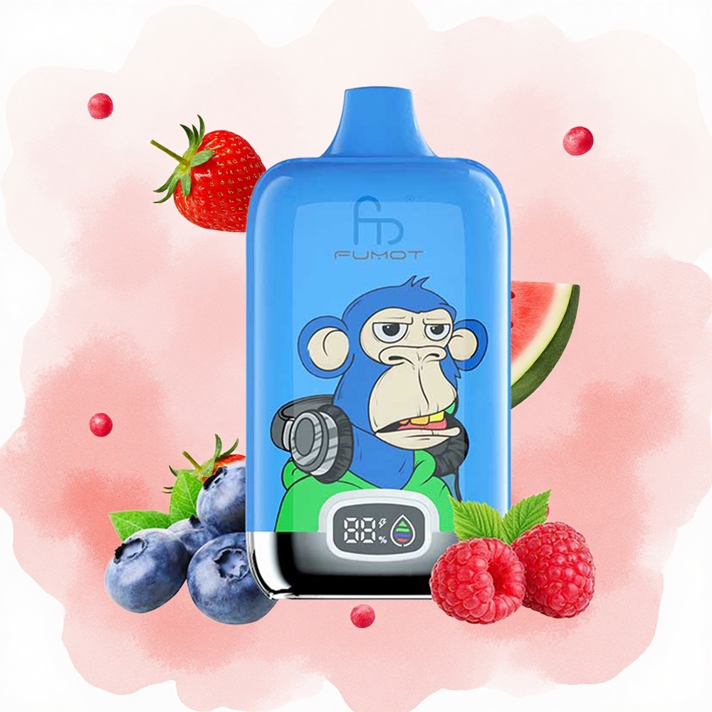 Jagoda Lubenica Fumot Tornado Digital Box 12000 Pufova 20мл Е-течност 550mAh батерија