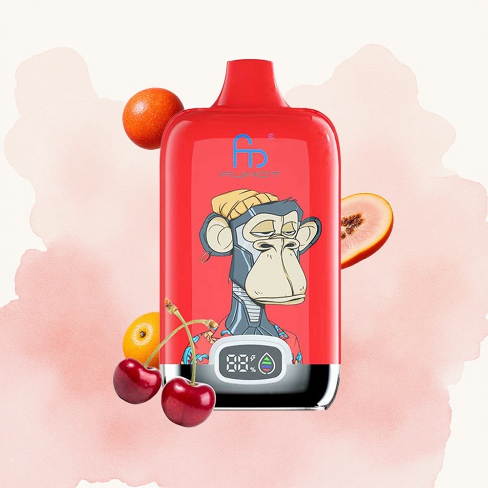 Ledena poslastica Fumot Tornado Digital Box 12000 Puffs 20мл капацитета Е-течности 550mAh батерија