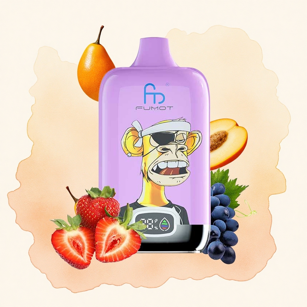 Mango na ledu Fumot Tornado Digital Box 12000 Pufova са 20мл Е-течност и 550mAh батерија