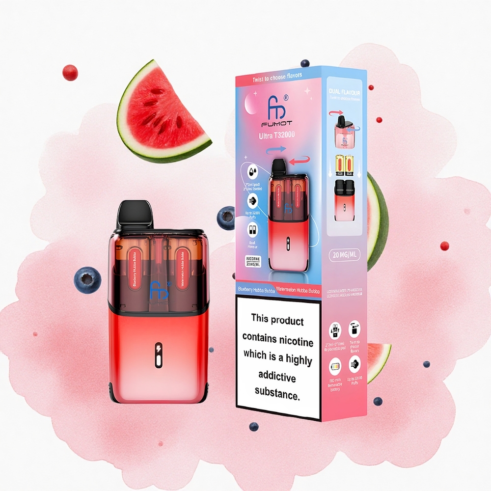 Borovnica Hubba Bubba - Lubenica Hubba Bubba Fumot Ultra T32000 800mAh батерија