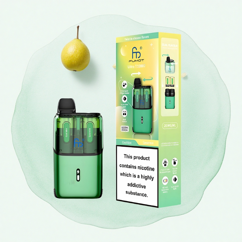 Kombinacija Hladna Nana - Spirmint Fumot Ultra 32000 Pufova 800mAh батерија