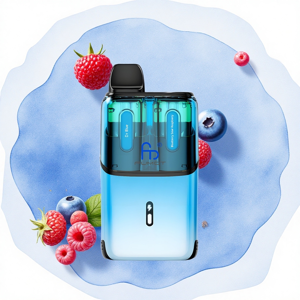 Plava Borovnica-Kisela Malina Fumot Ultra T32000 Do 32000 Pufova Napredna Mrežasta Zavojnica