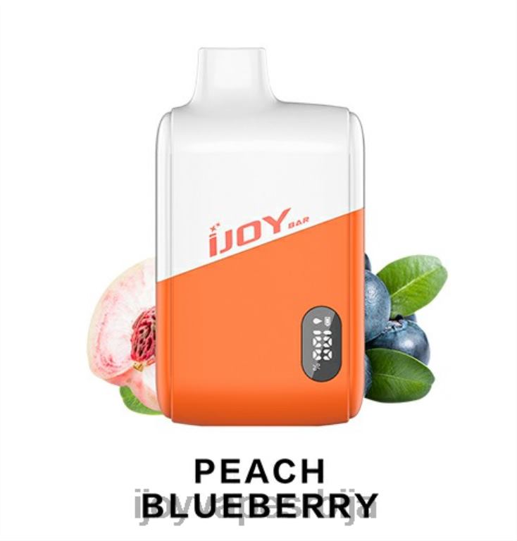 iJOY Bar IC8000 за једнократну употребу PTJN4189 бресква боровница | iJOY Vapes For Sale