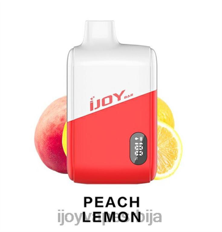 iJOY Bar IC8000 за једнократну употребу PTJN4190 бресква лимун | iJOY Best Flavor