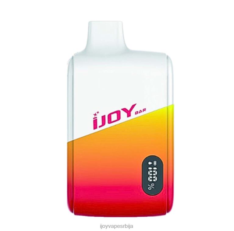 iJOY Bar Smart Vape 8000 пуффс PTJN413 манго диња боровнице | iJOY Vape Disposable