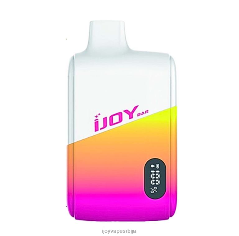 iJOY Bar Smart Vape 8000 пуффс PTJN427 бела гумена | iJOY Store