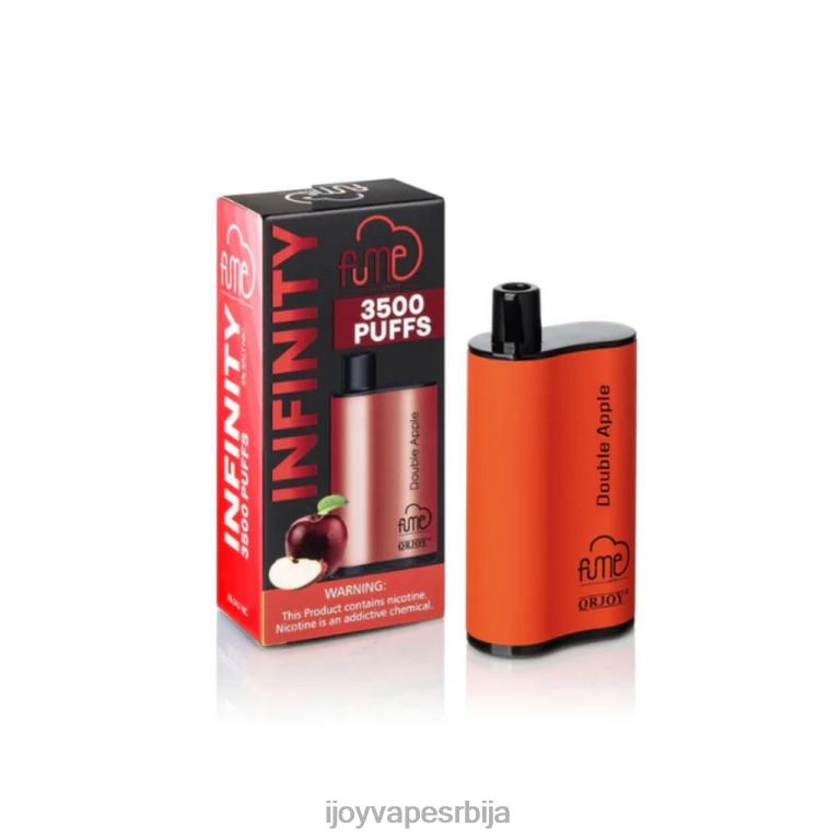 iJOY Fume Infinity за једнократну употребу 3500 пуффс | 12мл PTJN4101 дупла јабука | iJOY Vape Srbija