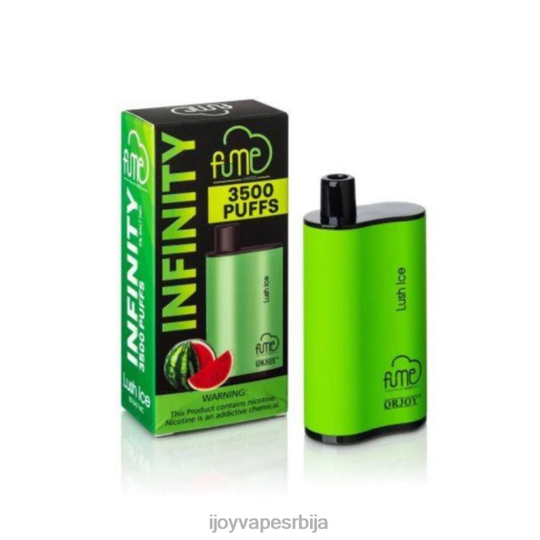 iJOY Fume Infinity за једнократну употребу 3500 пуффс | 12мл PTJN4102 бујни лед | iJOY Vape Beograd