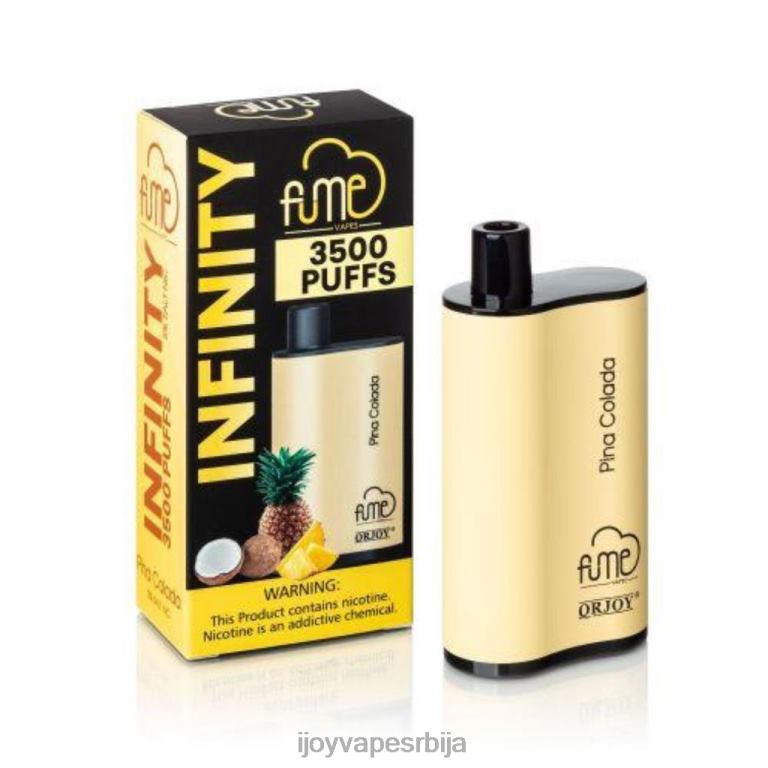 iJOY Fume Infinity за једнократну употребу 3500 пуффс | 12мл PTJN4105 пина цолада | iJOY Vape Flavors