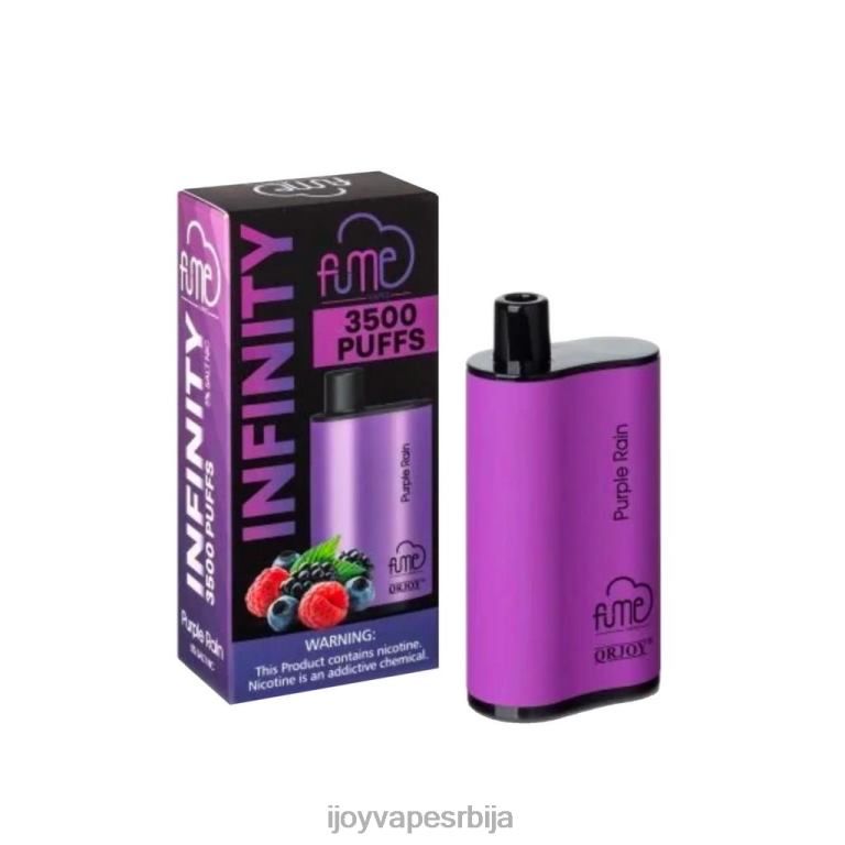 iJOY Fume Infinity за једнократну употребу 3500 пуффс | 12мл PTJN4106 Љубичаста киша | iJOY Bar Flavors